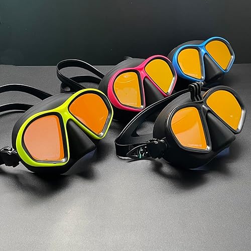 Miniatura 5 de Máscara de buceo libre de bajo volumen  Máscara de buceo para jóvenes, máscara de natación antivaho adecuada para adultos, adolescentes, buceo,