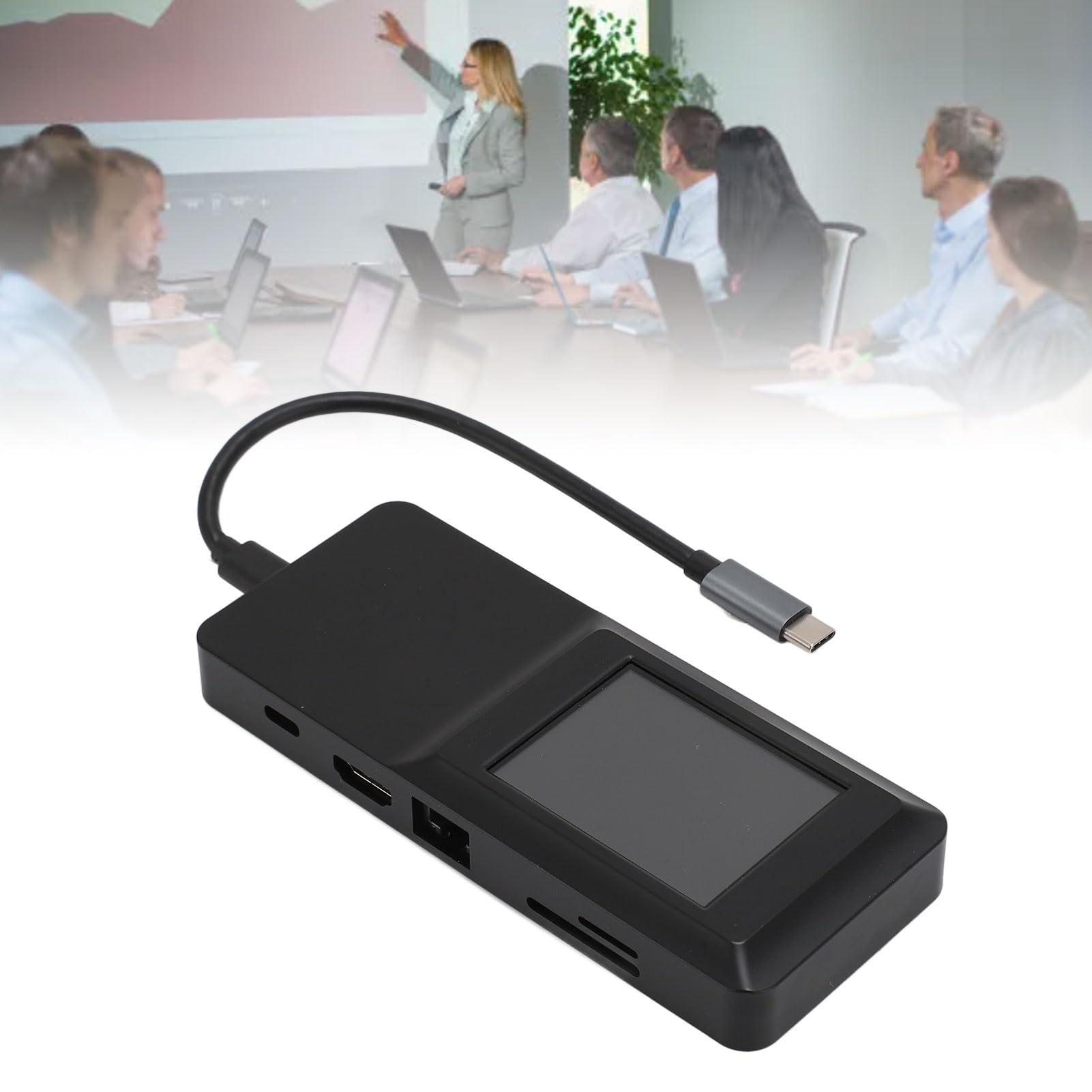 Socobeta Hub USB C Docking Station Multiporta Sottile 8 in 1 con Uscita 4K e PD da 100 W per e Laptop di Tipo C