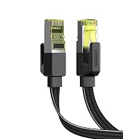 UGREEN Cavo Ethernet Cat 7 Nylon Piatto 10Gbps 600HMz, 30AWG