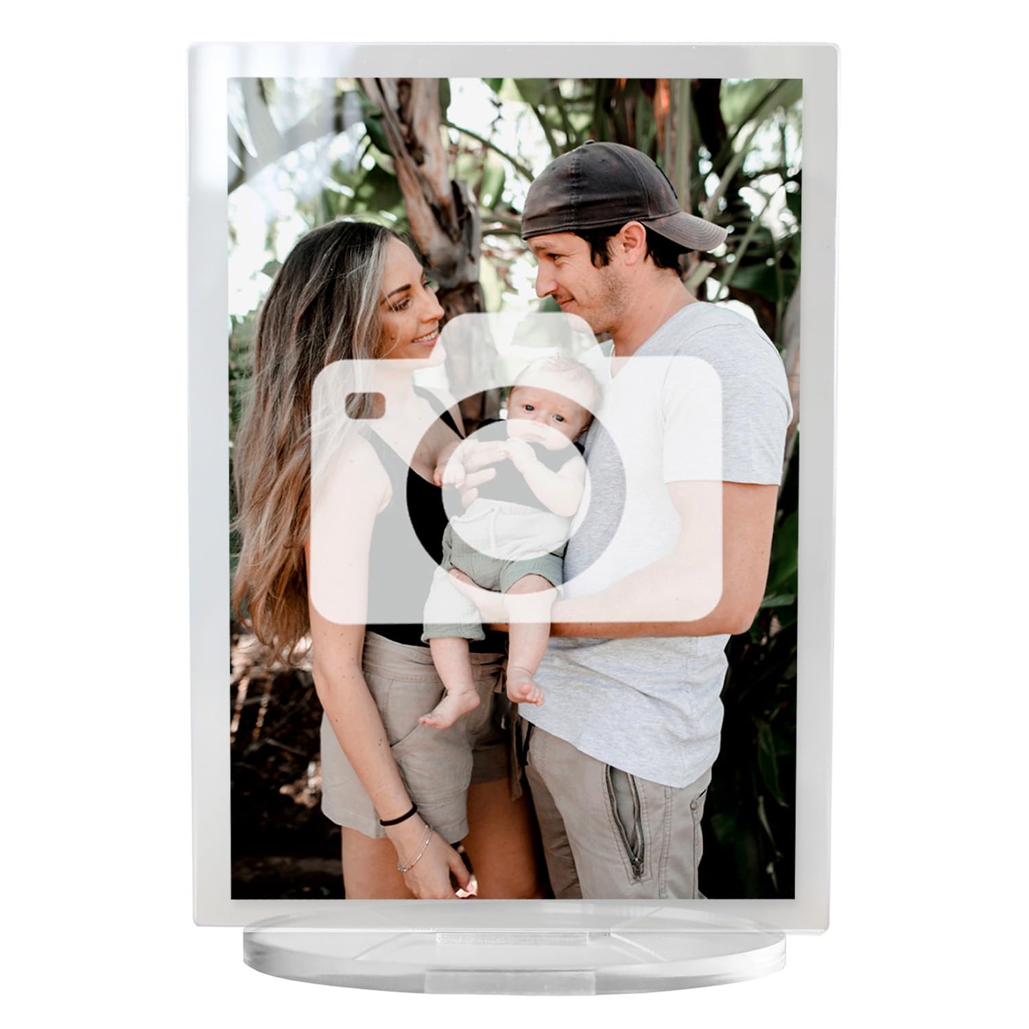 1 Personalised Customised Photo Upload Portrait Acrylic Plaque Gift Present with Acrylic Stand Mothers Day, Birthday,Christmas, Valentines Day Gift 140mm X 100mm Primary Teaching Services