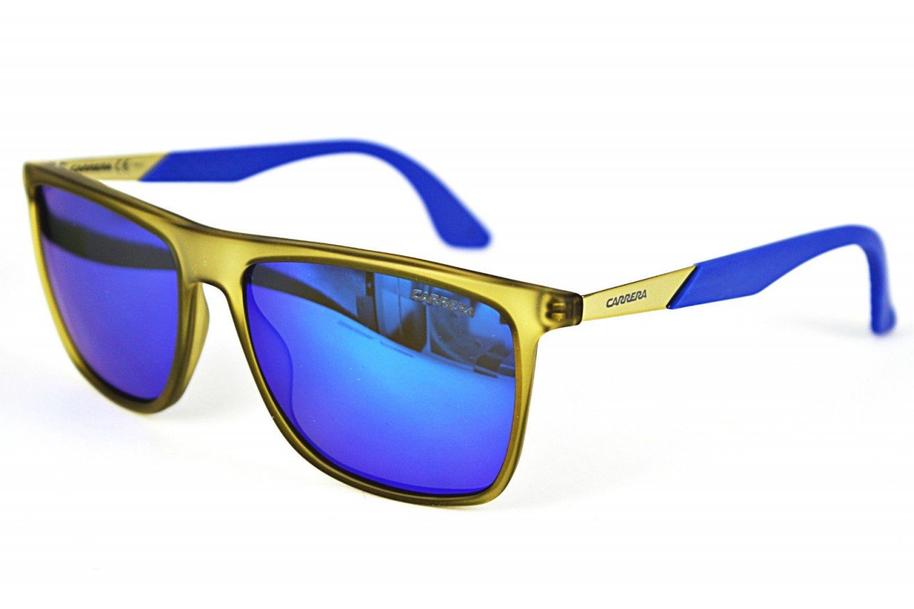 Carrera 5018 Sunglasses in Cedar Blue Mirror 5018/S MJC 56