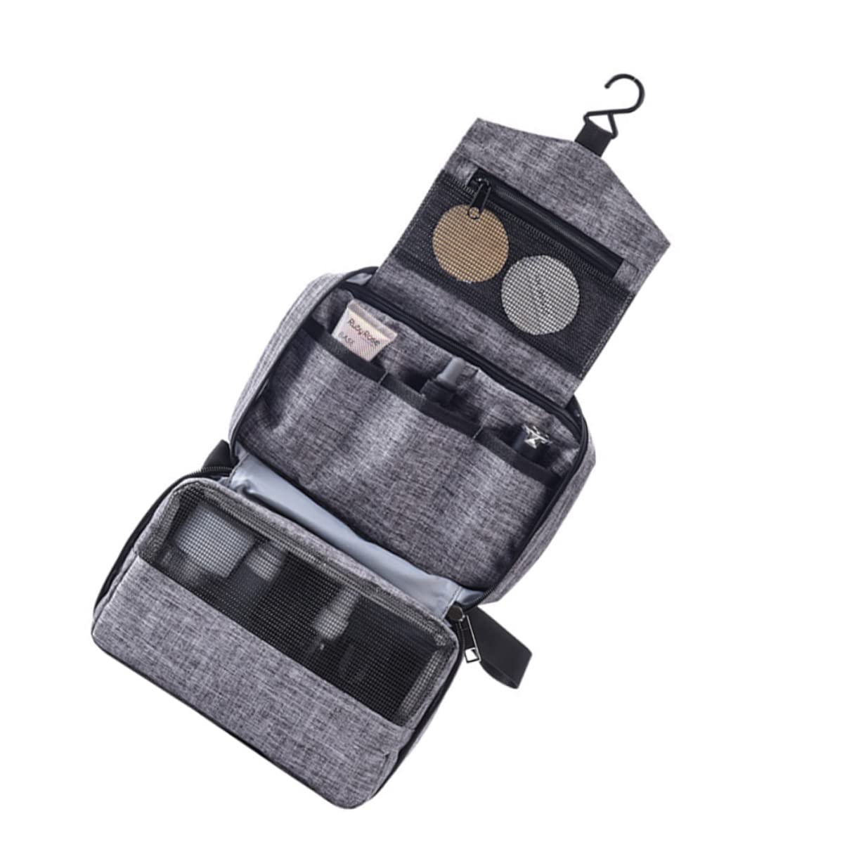 Zestaw do golenia, kosmetyczka, zestaw do golenia, kosmetyczka, organizer do makijażu, torba na kosmetyki, organizer do makijażu, torebka organizer na torbę, Greyx2 szt, 24.5*13cmx2pcs
