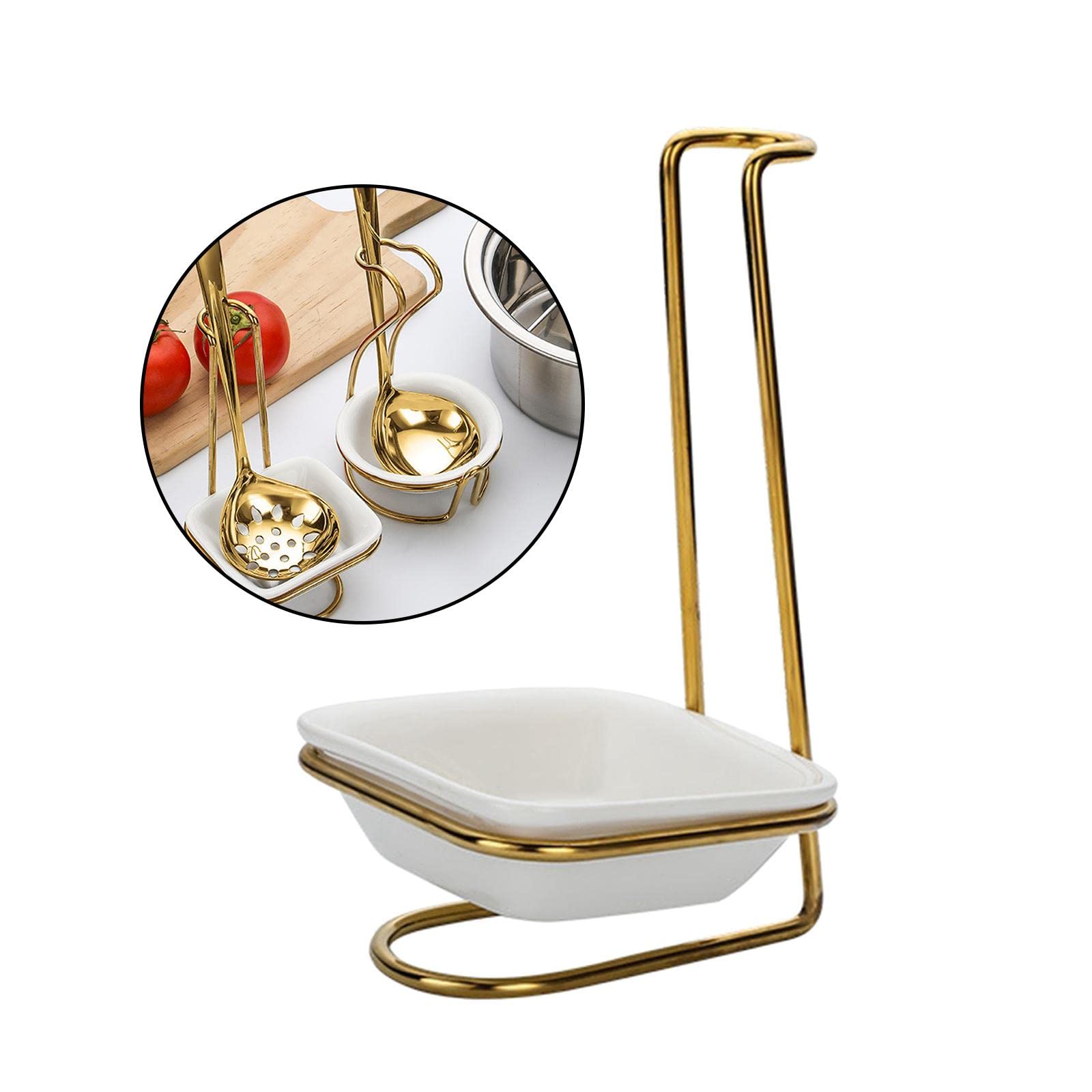 Support De Repose-cuillère, Support De Louche En Acier Inoxydable, Repose-cuillère Vertical Peu Encombrant Pour Restaurant Hotpot, Buffet, Restaurant