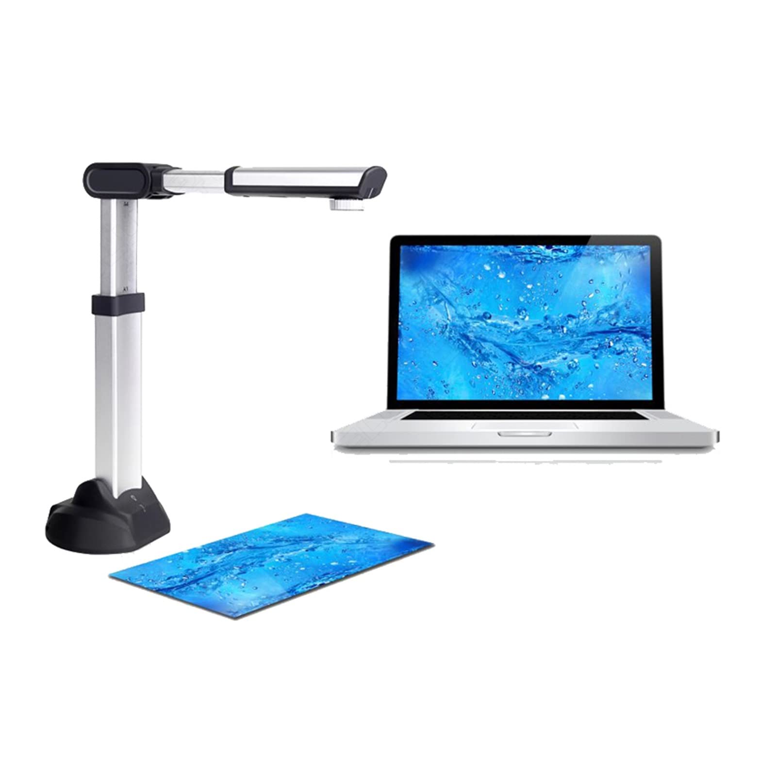 Scanner portatile, S1000A3 10MP 3648 * 2736 Scanner for documenti Pieghevole portatile A3 ad alta velocità USB Foto del libro della scansione macchina fotografica A4 A5 HD Cam
