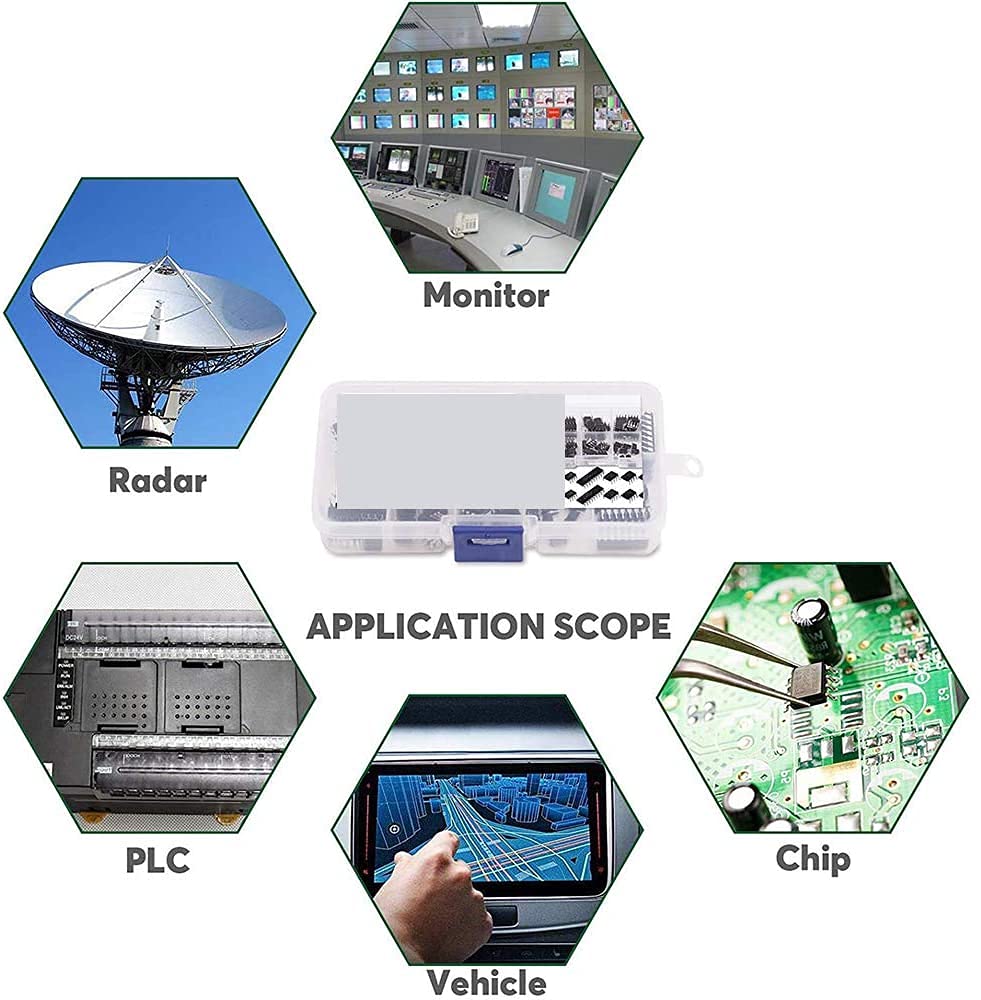 Integrated Circuit Chip Assortment Kit - 100PCS 12 Types Amplifier Chips + 20PCS DIP Sockets | Silicon Timing & SPI