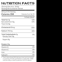 Vista 2 de Grumpy Butcher Premium - Chuletas de cerdo Heritage Duroc con hueso (4 unidades, 14 onzas cada una, 3.5 libras) - Carne de chuleta de cerdo gourmet