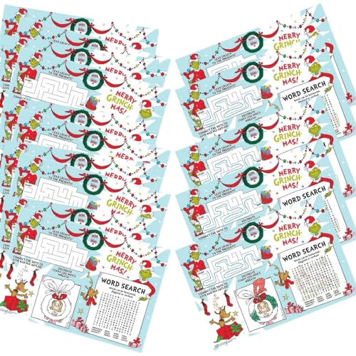GRINCH ACTIVITY PLACEMAT/ ACTI (6/36)