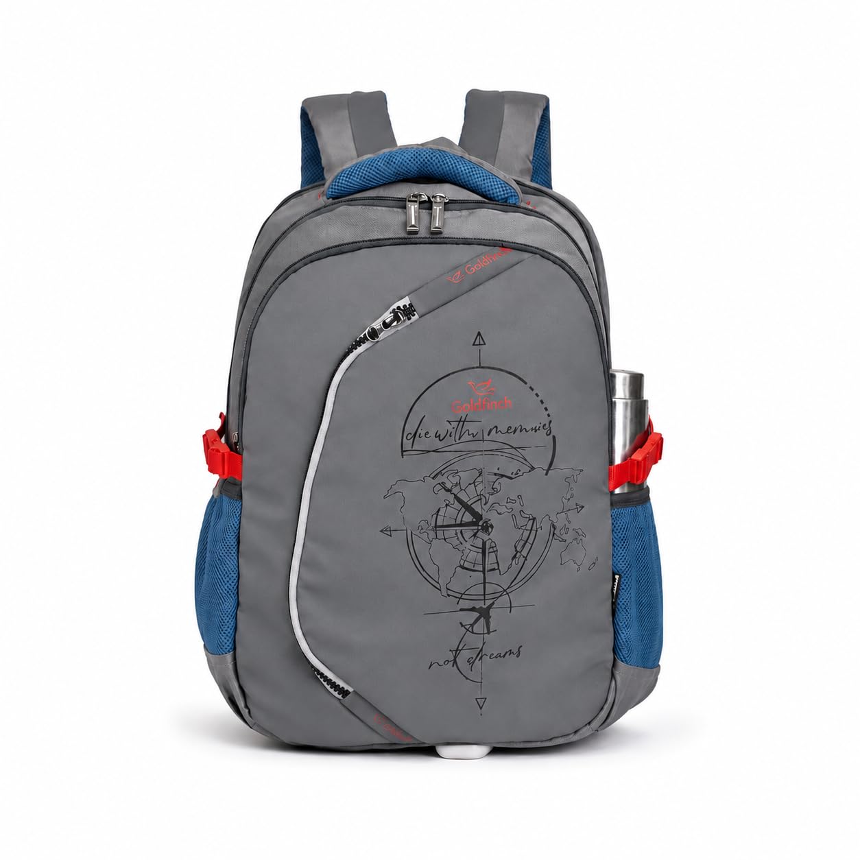36L Casual School Laptop Backpack | Office, College Workpack Bag Water Resistant Front PU Leather | 3 Compartments, 1 Front Pocket, Multi Organizer for Boys, Girls, Men & Women-image-41