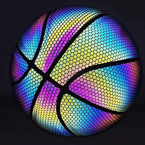 Basketball en cuir microfibre réfléchissant à haute performance technique