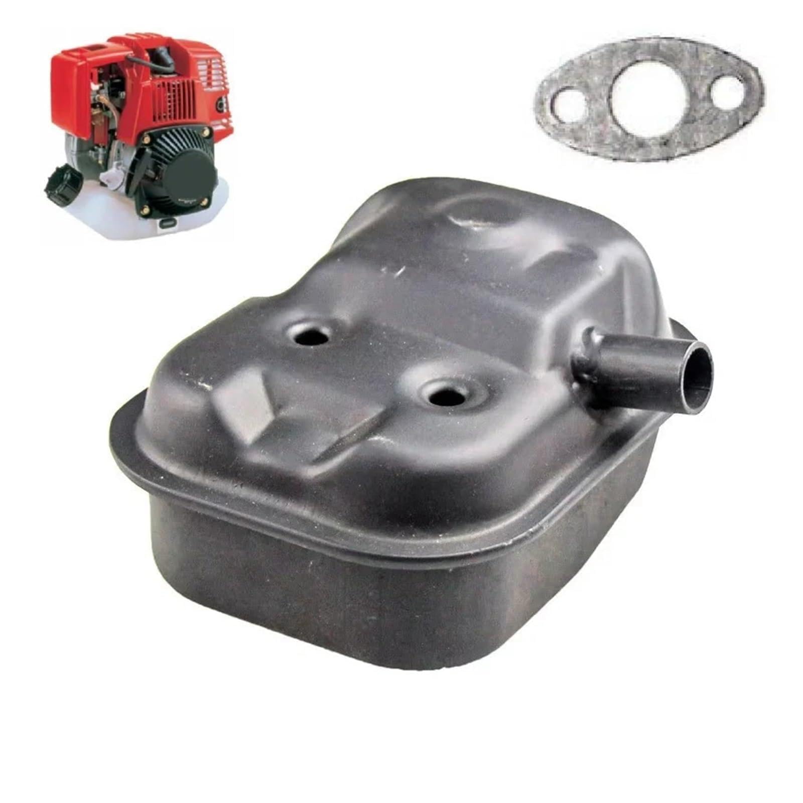 Junta de escape silenciador con tubo apto for H0-n-d-a GX31 139F de 4 tiempos | 5pcs