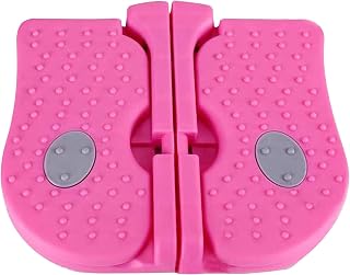 Mini Stepper Exercise Machine Durable Stepper Fitness Step Swing Stepper Folding Colorful Foot Peddle Physical Therapy Leg Exercisers Foot Training Fitness Stovepipe Machine for Home Office fit