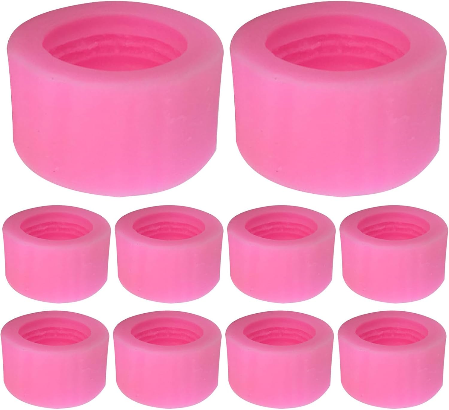 SEWACC 10pcs Food-grade Silicone Macaron Mold Set with 3d Hamburger Shape, Non-stick Fondant and Candy Baking Tools for Handmade Cake Decorating and Chocolate Mold
