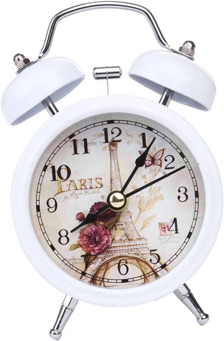 VOSAREA Digital Alarm Clock Metal Alarm Clock Desk Alarm