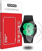 POPIO Military-Grade Gorilla Tempered Glass Screen Protector for Samsung Galaxy Watch 4/5 / 6/7 (44mm) (1.4" inch), Pack of 2