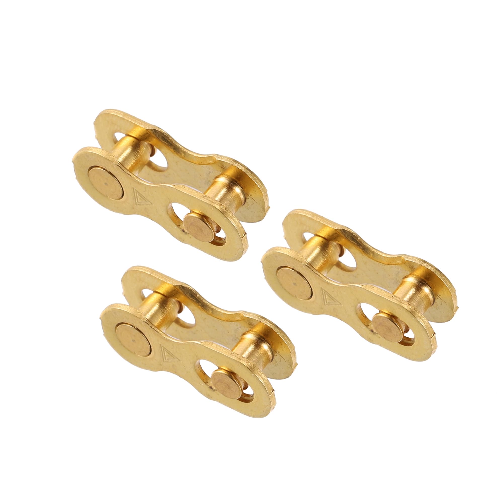 REPAIROCK 3 Pair 6 7 8 Speed Gold Tone Chain Master Link Joint Clips Connectors Bicycle Missing Link Reusable Speed Chain for Bike MTB Repair Parts
