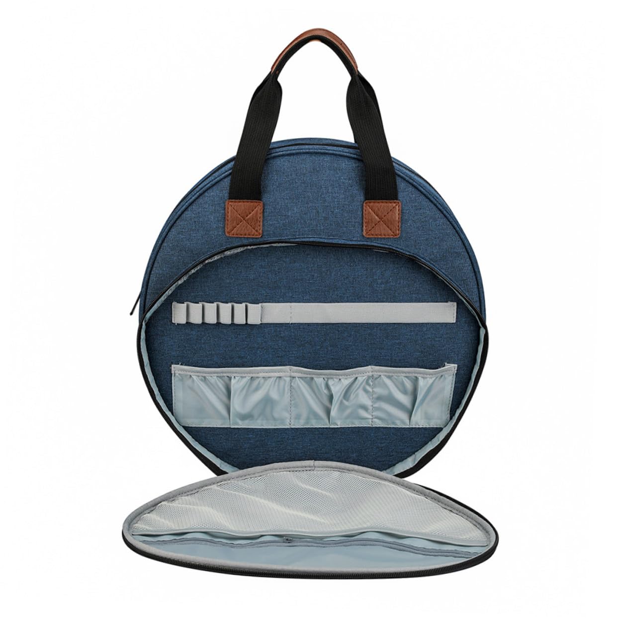 Holibanna Sac de Rangement pour Outils de Broderie Oxford Grand Compartiment avec Poches Multiples pour Kits de Broderie Fils Cerceaux Débuteurs et Sac Pratique pour Voyage