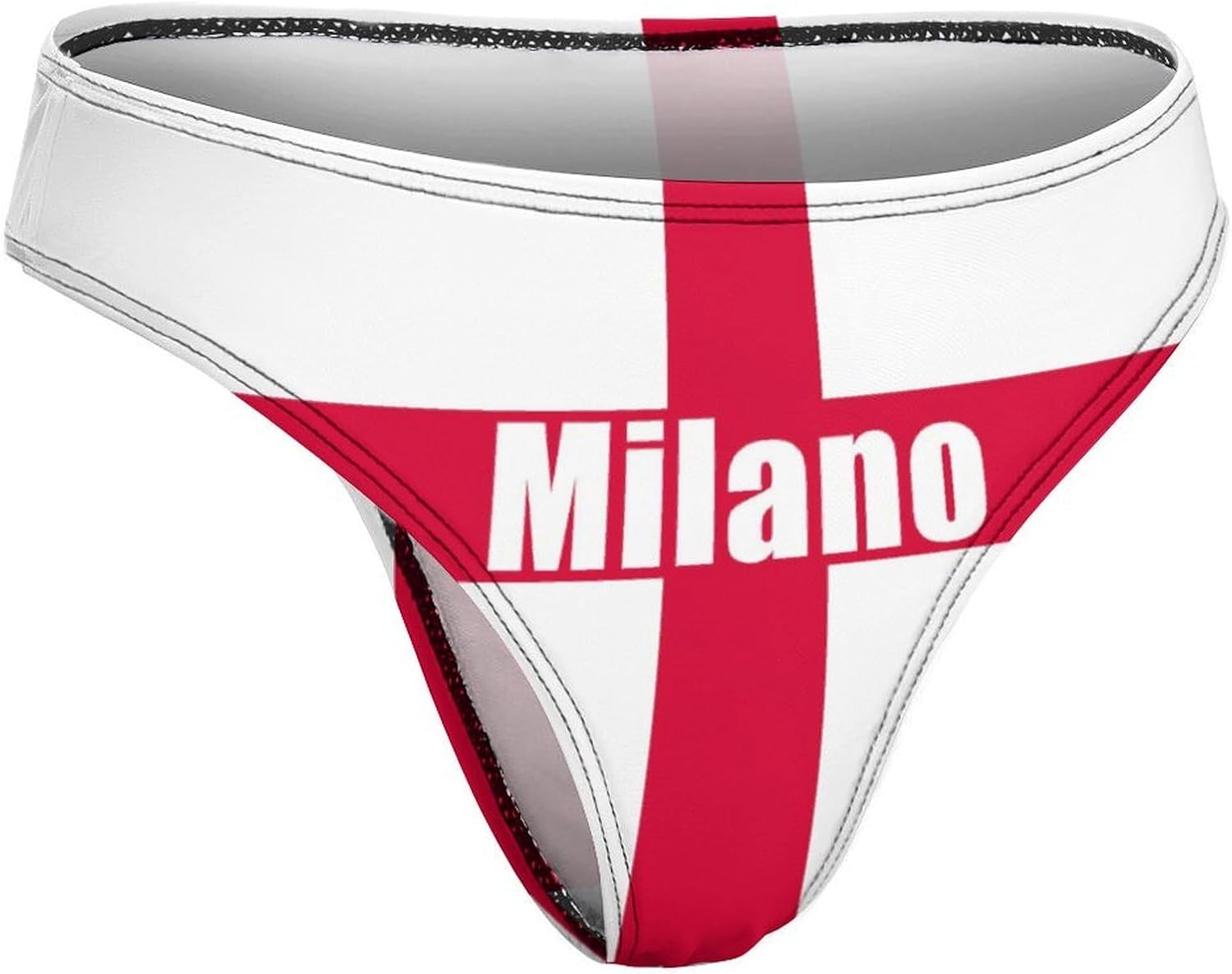 Milan Flag Italy Breathable Thong Underwear Women Soft XX-Large (xx_l)