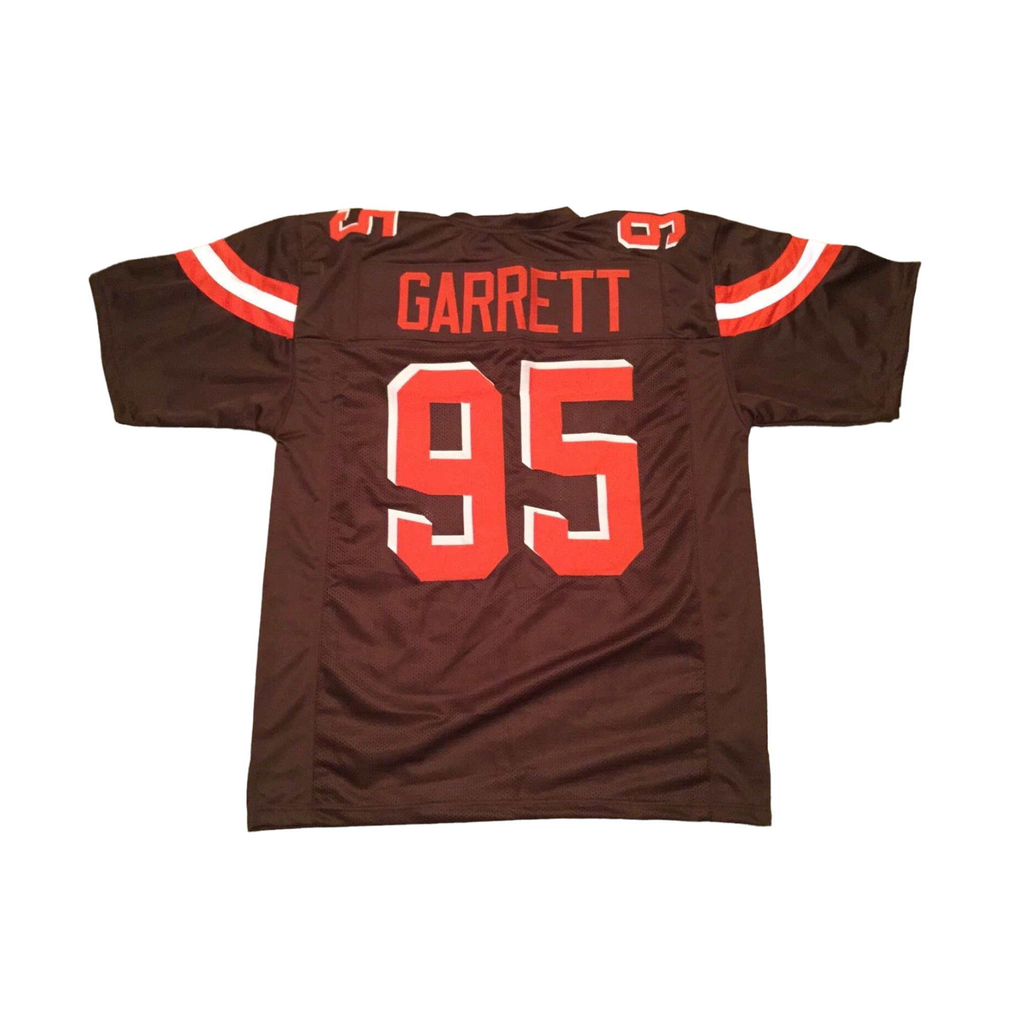 Generic Myles Garrett Jersey Stitched Brown Custom Football New No Brand/Logos (US, Alpha, X-Large, Regular, Regular, Brown)