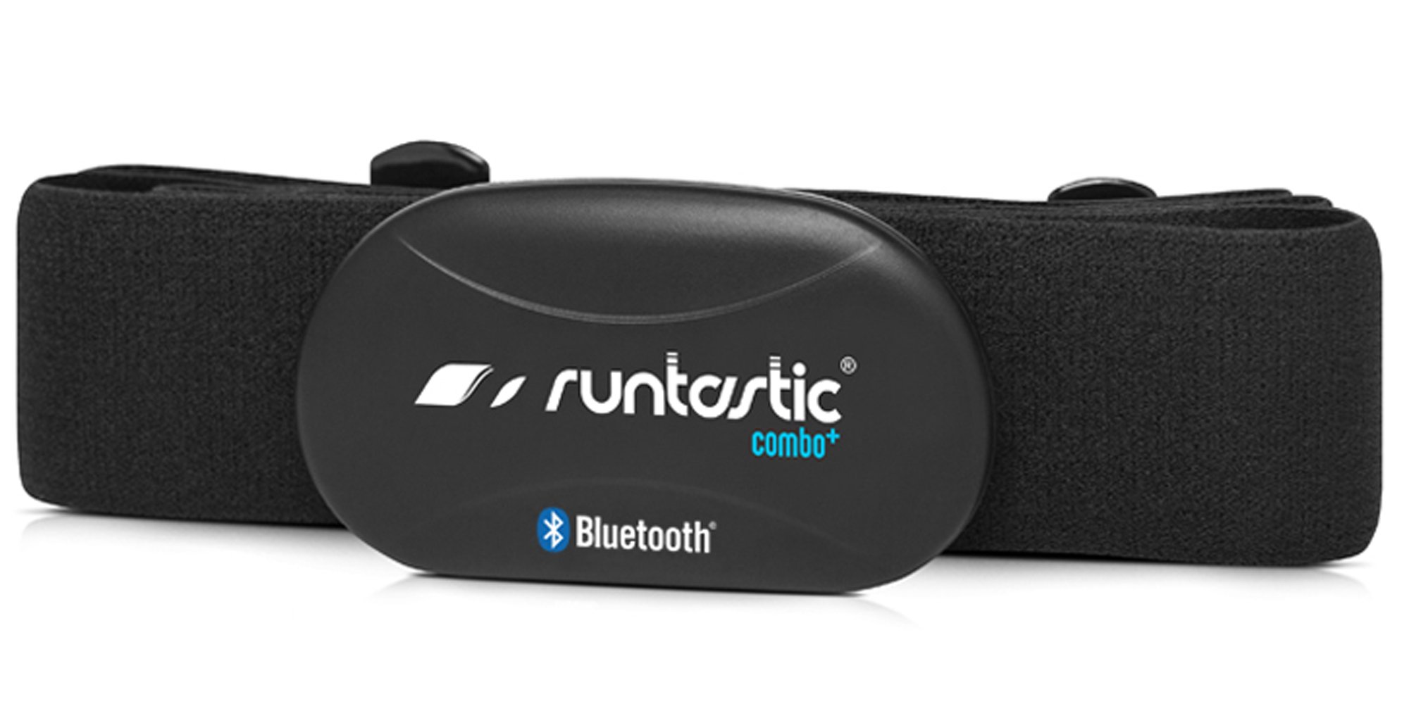 Runtastic Blutooth Combo Brustgurt (Bluetooth Smart + 5,3 Khz) Cardiofréquencemètre Mixte, Noir