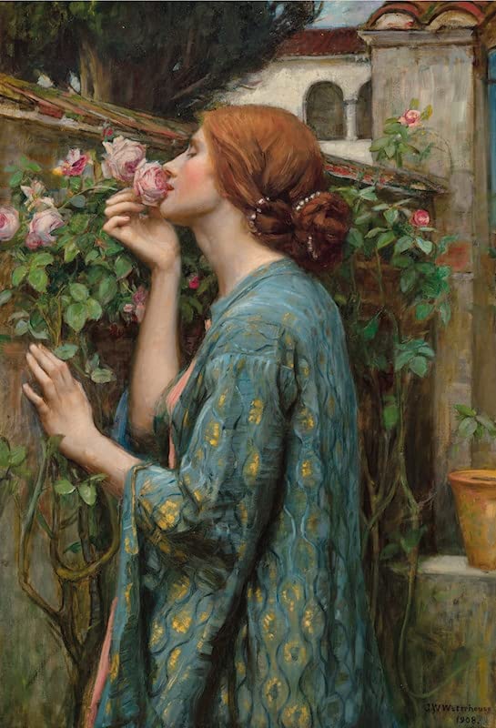 Affiches et gravures L'âme de la rose de John William Waterhouse - Toile peinture salon 60x90