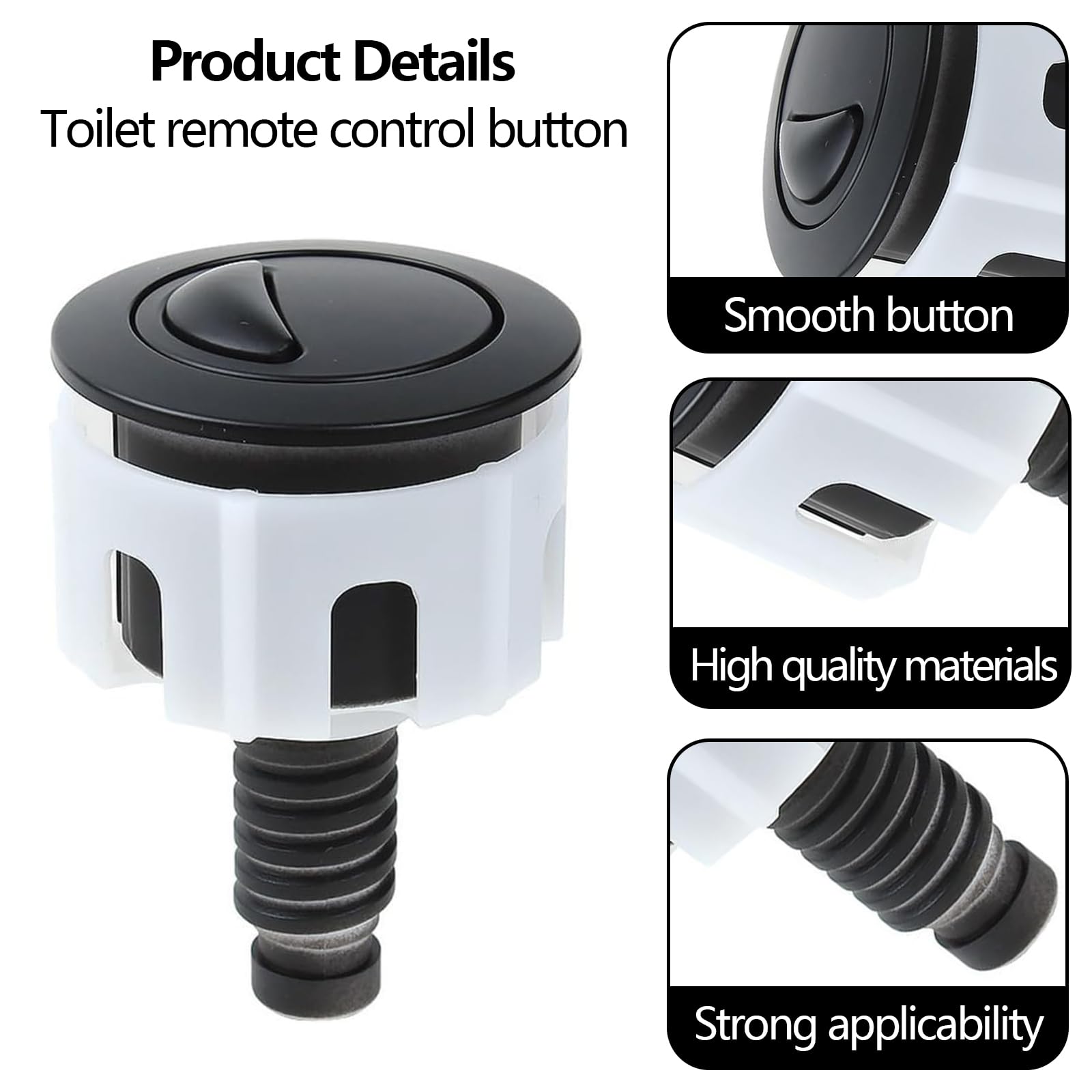 2 PCS Toilet Flush Button - Image 4