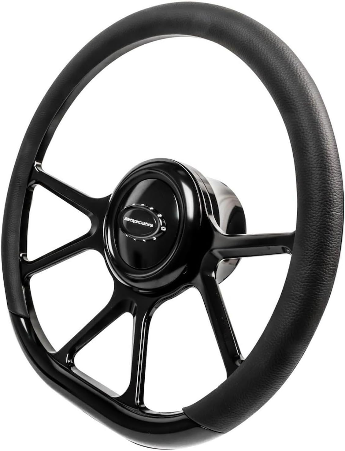 Billet Specialties BLK29475 D-Shaped 14 in. Steering Wheel Prism Billet Aluminum