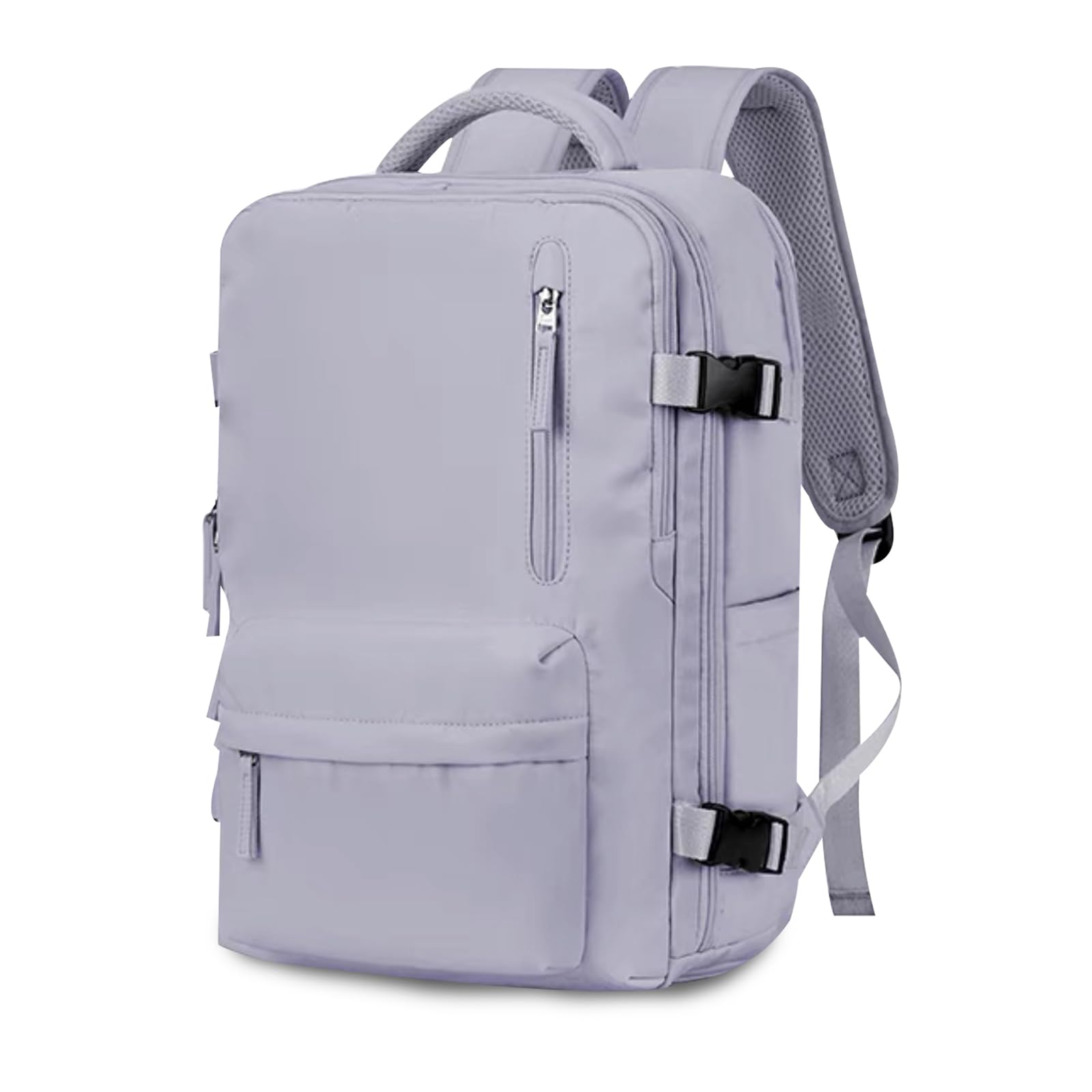 FANDARE Mochila Impermeable para Portátil de 15.6 Pulgadas Gran Capacidad de Viaje Antirrobo para Zapatos Morado