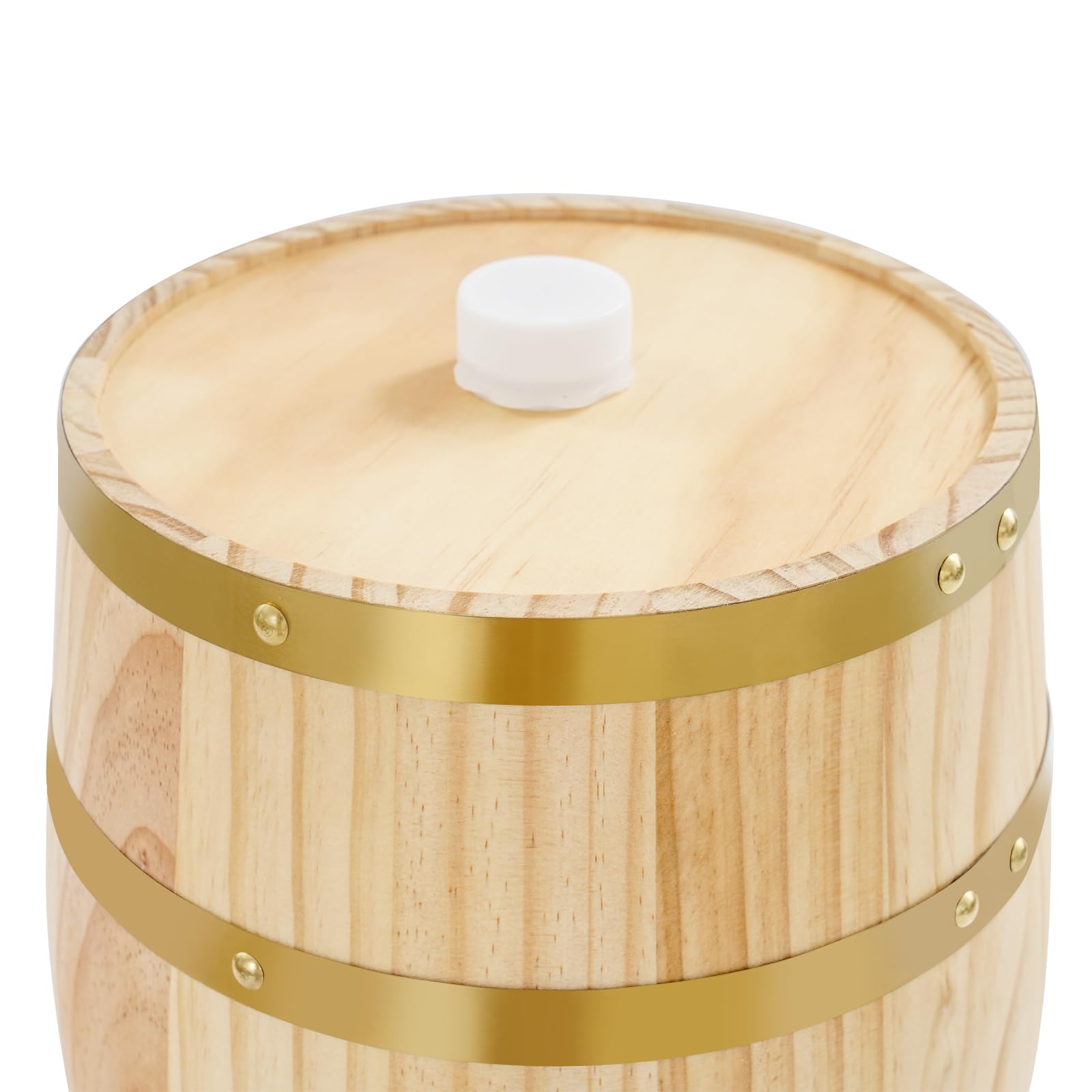 Distributeur de boissons, tonneau en bois de 10 l, avec robinet, tonneau de vin en pin pour le stockage du vin, du whisky
