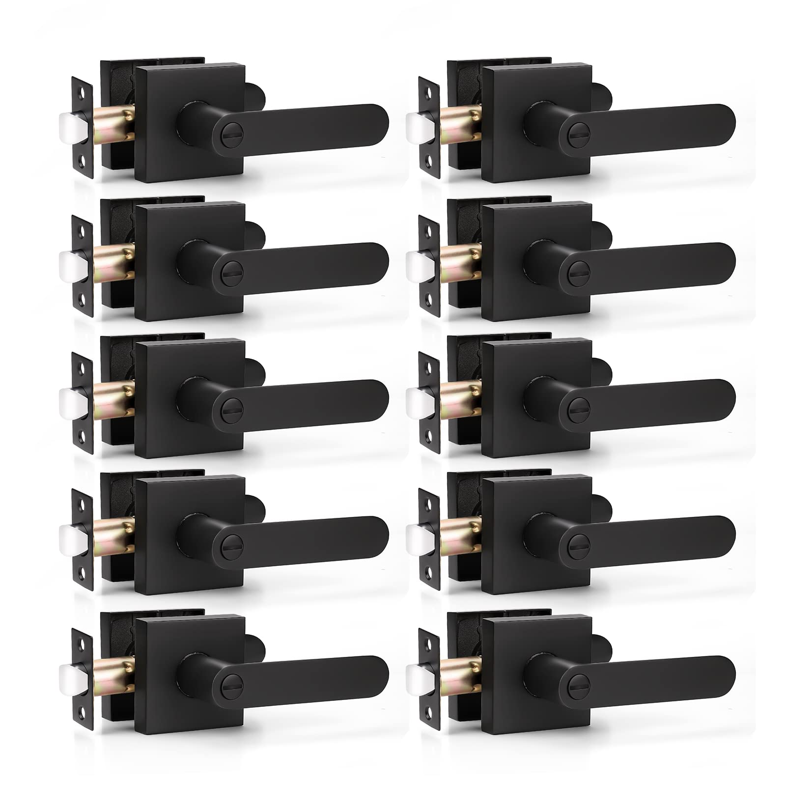 Matte Black Door Handles - Durable & Easy Install -8 Matte Black Door Handles - Durable & Easy Install -8