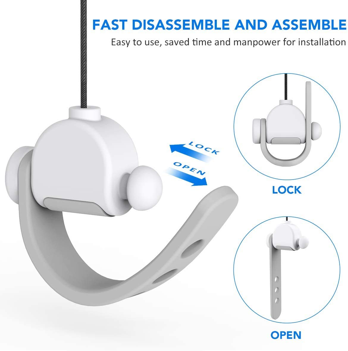 Amazon.co.jp: KIWI design VR ヘッドセット用 ケーブル管理セット