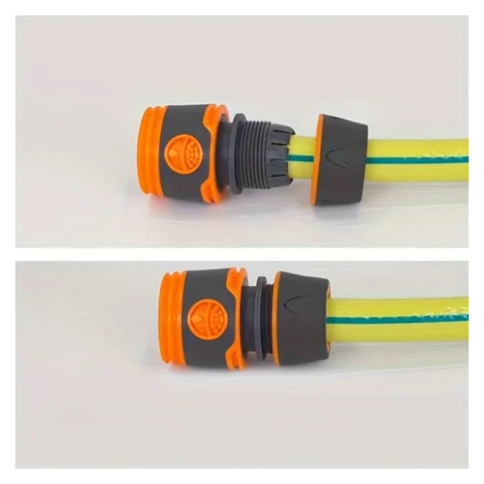 Adaptadores de manguera de jardín, acopladores de conexión rápida para lavado y riego de autos, 1/2 pulgada, paquete de 5 piezas, diseño de plástico duradero para una fácil fijación y uso sin fugas