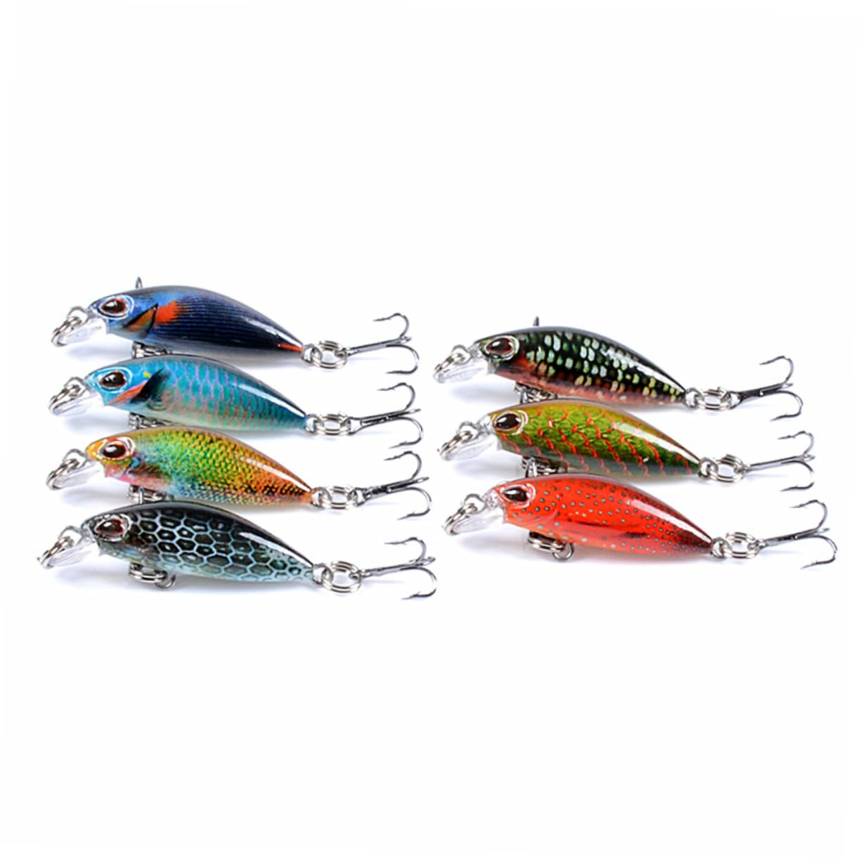 POPETPOP Leurres De Pêche Durs pour Ménés Leurres Tournants pour Montages en Mousse Leurres Tournants pour Pêche À La Carpe Mini-Appâts De Pêche
