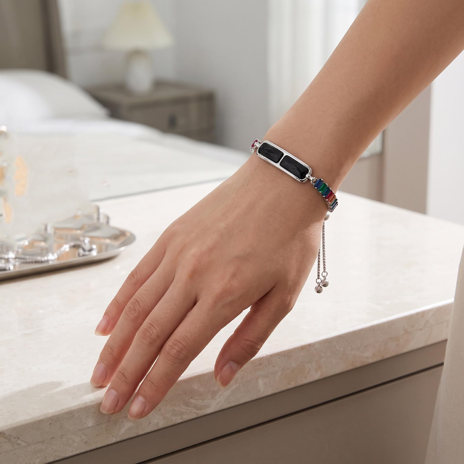 Sxhlseller Bracelet Intelligent de Traqueur de Forme Physique de Bijoux