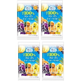Ribbon 100% Juice Frozen Sorbet 9 Pack 4 Bags