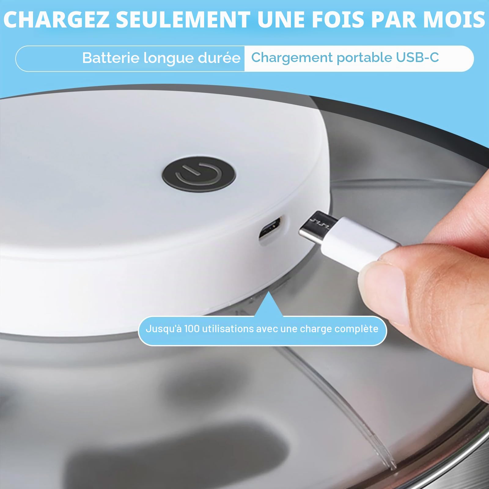 Essoreuse à salade, en acier inoxydable, 4,5 l, avec essorage automatique, fond antidérapant et rechargeable par USB, séchoir à fruits/légumes avec couvercle, grande salade spinner pour salade