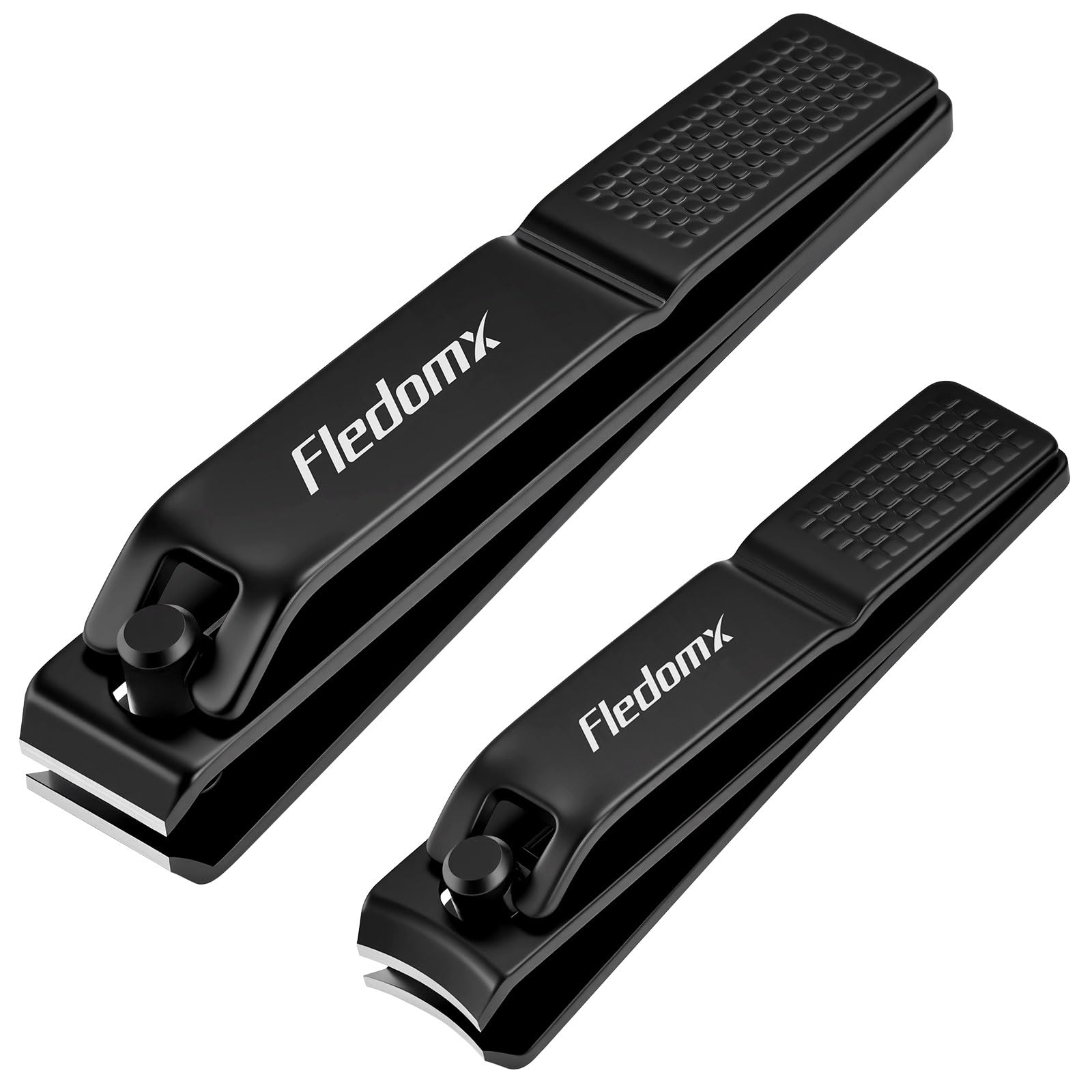 Nail Clippers Set Fingernail and Toenail Clippers for Women Men Families Sharp Stainless Steel Trimmers Curved Straight Blade