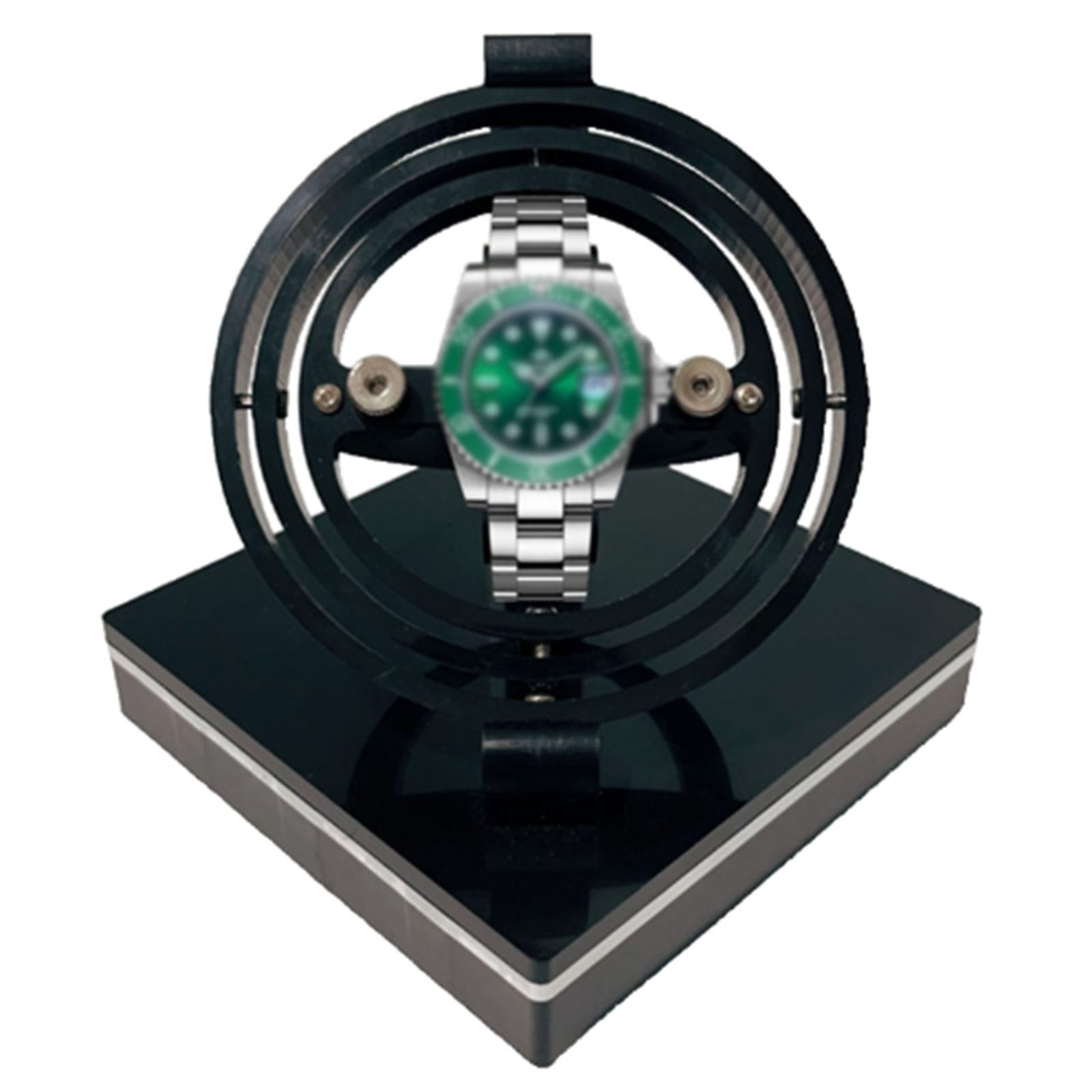 Automatischer Uhrenbeweger für eine Uhr, Uhrwerkhalter, Handgelenkumfang einstellbar, Timer-Abschaltung, Drehvorrichtung für Automatikuhren, für mechanische Uhren