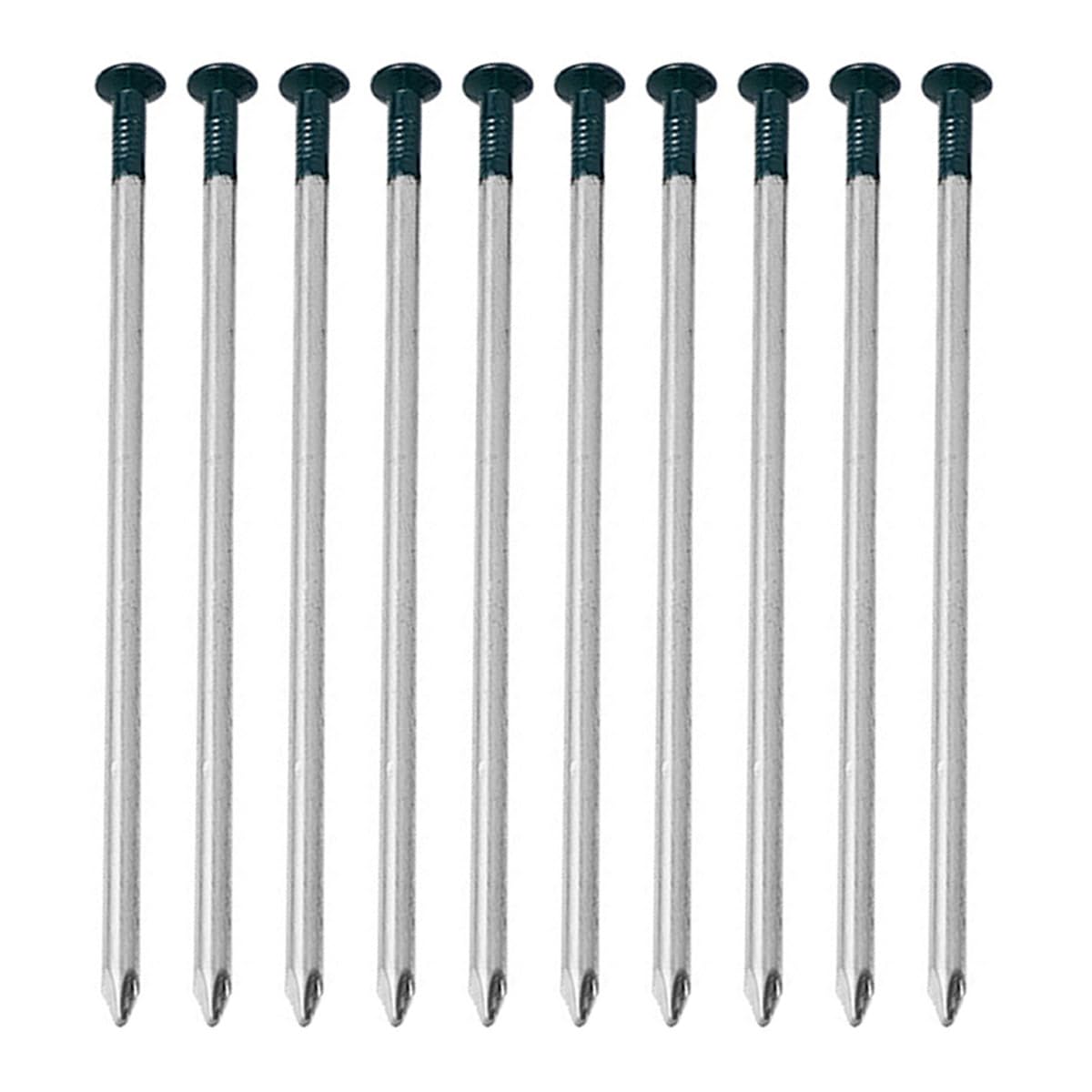 Ubric 60 Clavos de césped Artificial, 5 mm x 150 mm, Cabeza Redonda galvanizada, Clavos de Acero para fijación al césped