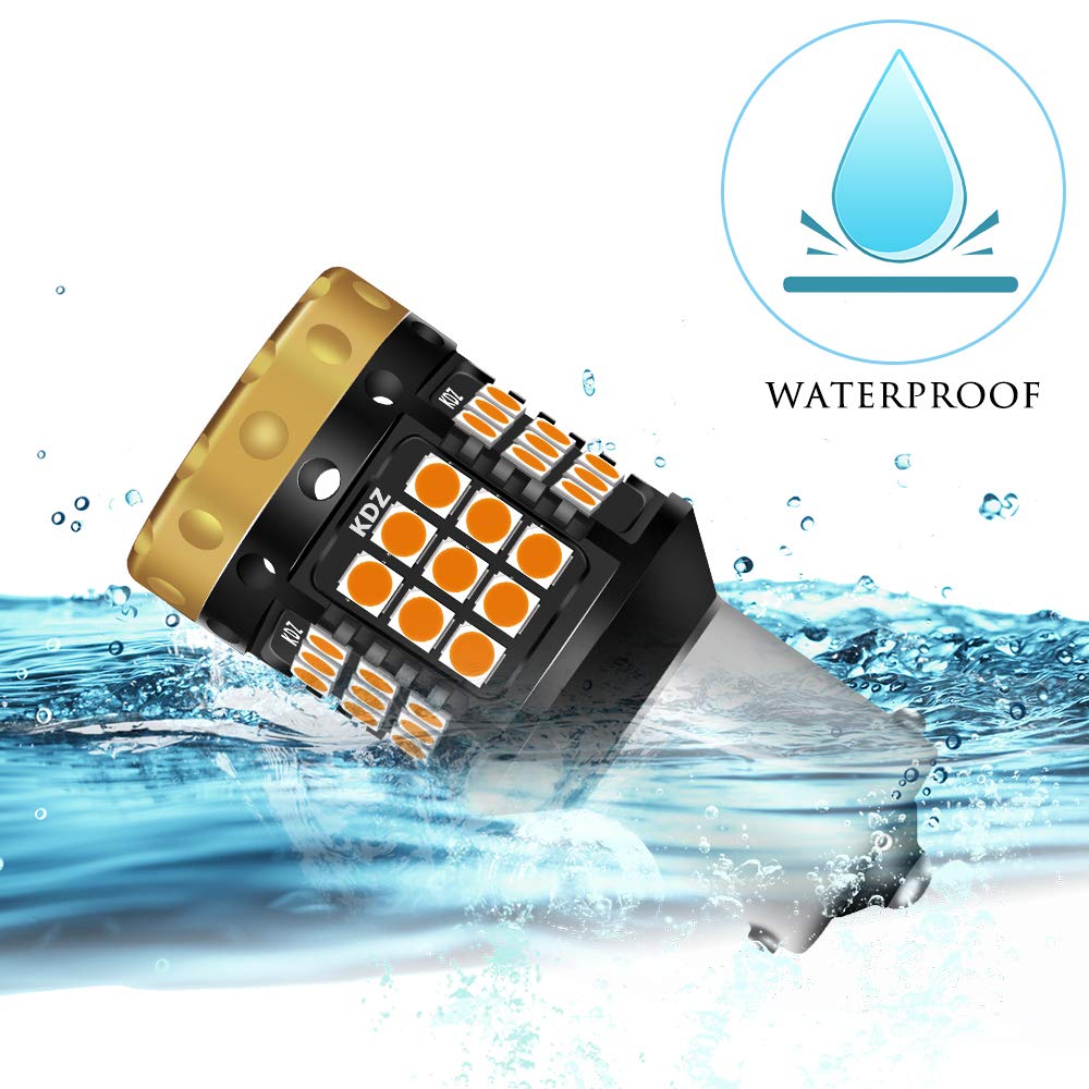 Lampadine LED 1156 Amber - 2 Pezzi P21W 45SMD - Per Indicatori Di Direzione Auto - Foto 7