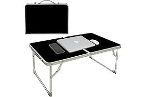 Foldable Laptop Table Stand for Bed - Compact and Portable Bed Desk
