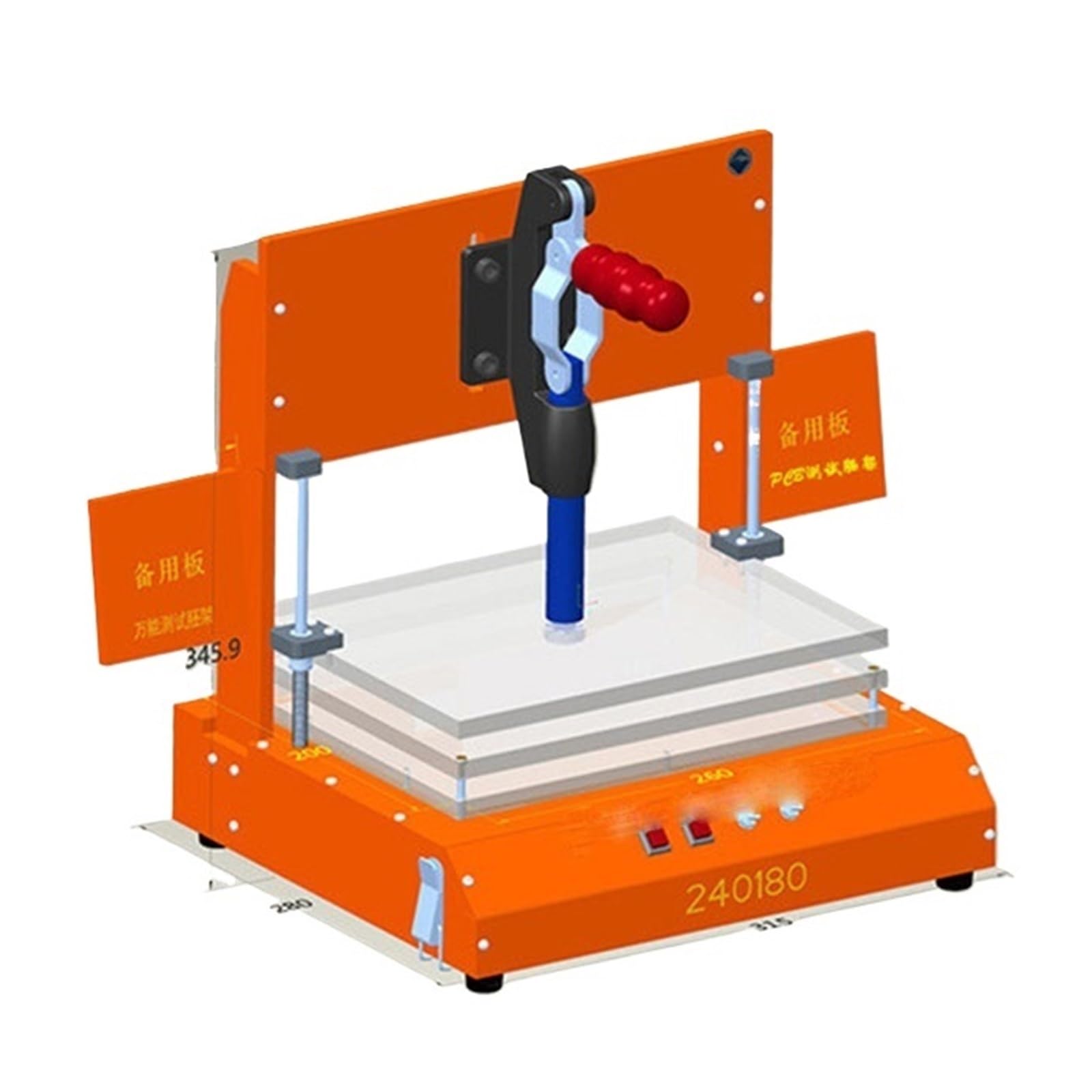 Universal test fe PCB testing jig PCBA fixture Tool bakelite Test Rack(240-180-60)