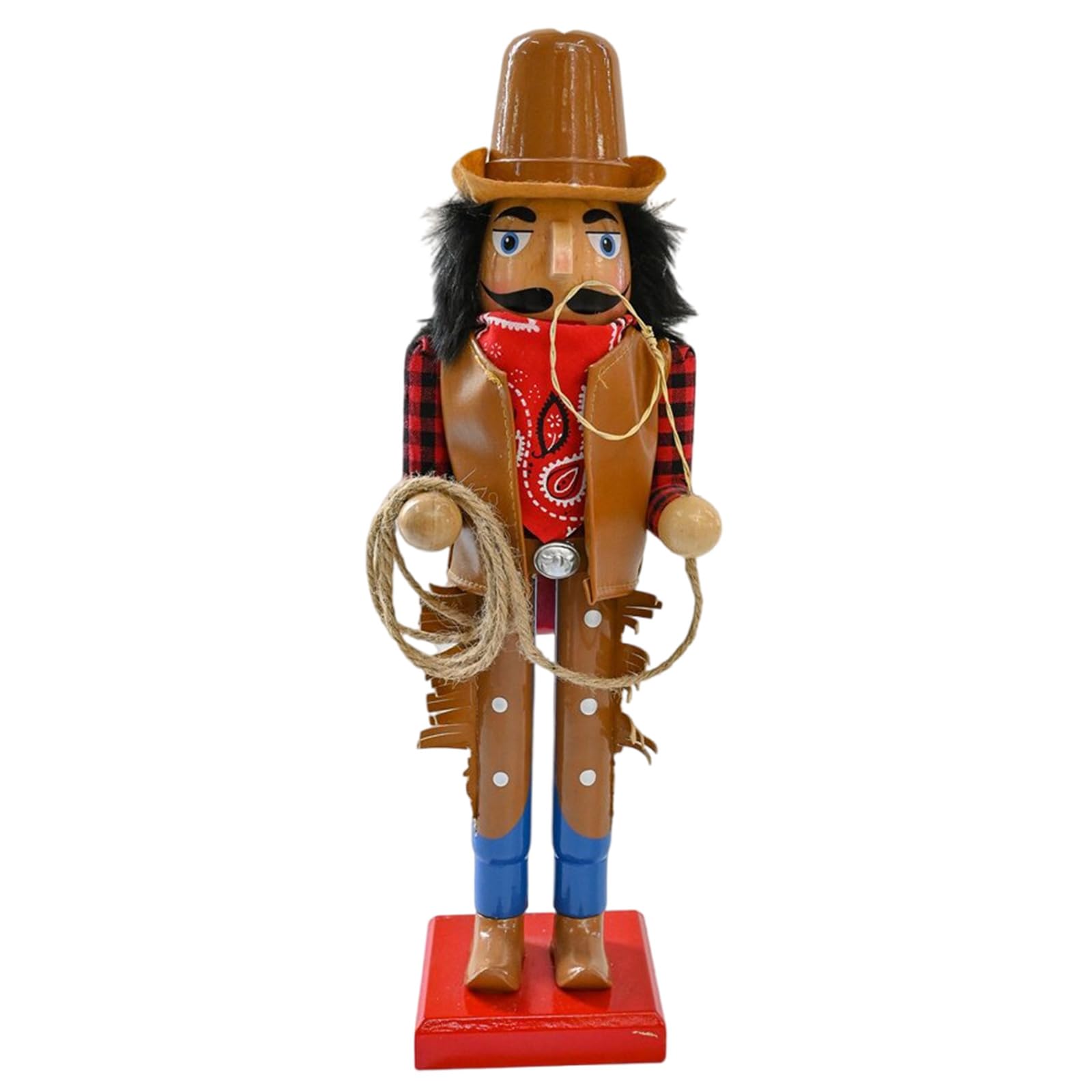 Kalttoy Festival Soldier Centerpieces Vividly Paint Wood Unique Pattern Wood Table Top Decors for Enthusiasts Soldier