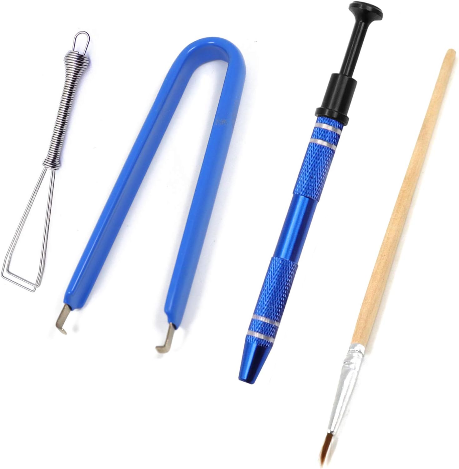 Byhoo Keyboard Lube Kit 4PCS Switch Puller Lube Station Keycap Puller Remover for Mechanical Keyboard Switch Stem Holder Suit Cherry MX Gateron Kailh Switches Keyboard Cleaner Clean Kits 4 Prong Tool