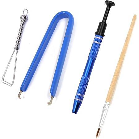 Keyboard Lube Kit 4PCS Switch Puller Lube Station Keycap Puller Remover for Mechanical Keyboard Switch Stem Holder Suit Cherry MX Gateron Kailh Switches Keyboard Cleaner Clean Kits 4 Prong Tool Puller