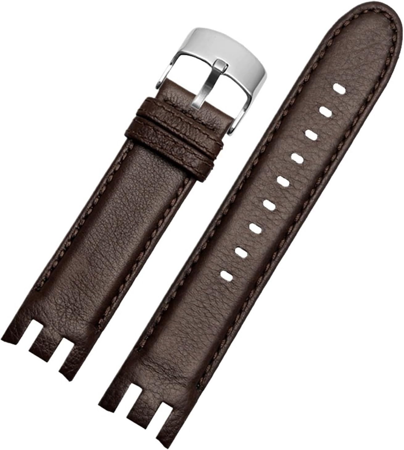 yingyingjia Compatible With YRS403 412 402G Watch Band 21mm Watchband Men Curved End Watches Bracelet