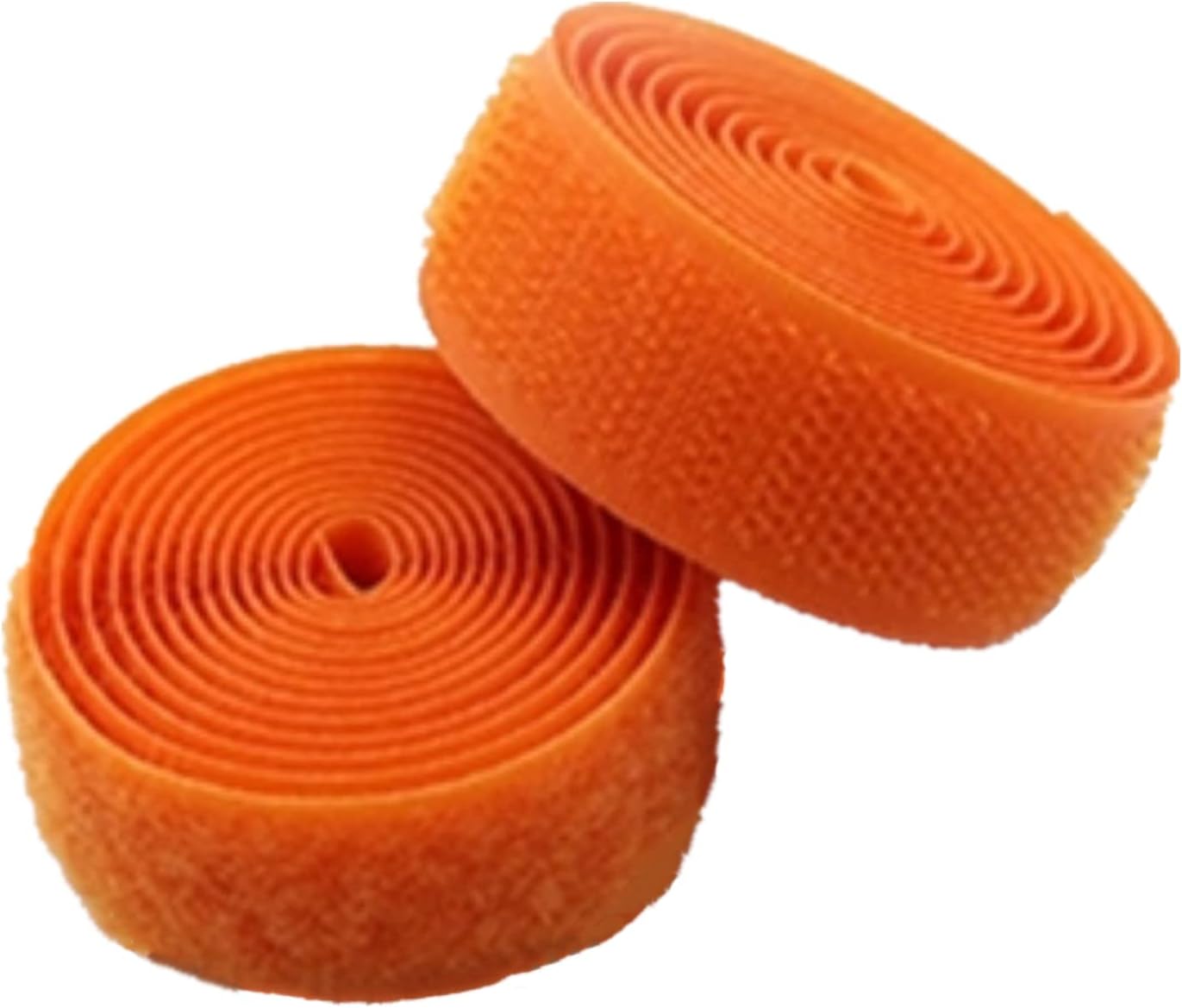 Hook Loop Tape Fabric Sewing Hook and Loop Tape Sew On 25MM, Non-Adhesive Fastening Strips for DIY Craft Home Furnishing(Orange,25MM x 5Yards)