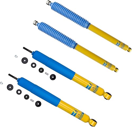 Bilstein 4600 Series - Juego de amortiguadores delanteros y traseros para F250 F350 Super Duty 2017 2024  Incluye calcomanía TrendsAuto  24-274937