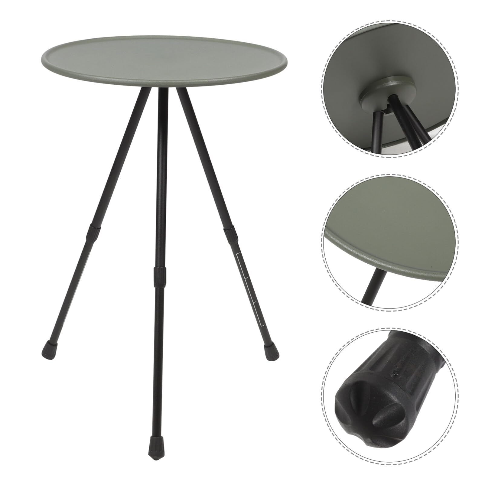 GANAZONO Portable Camping Table Card Table Foldable Aluminum Alloy Outdoor for Grill