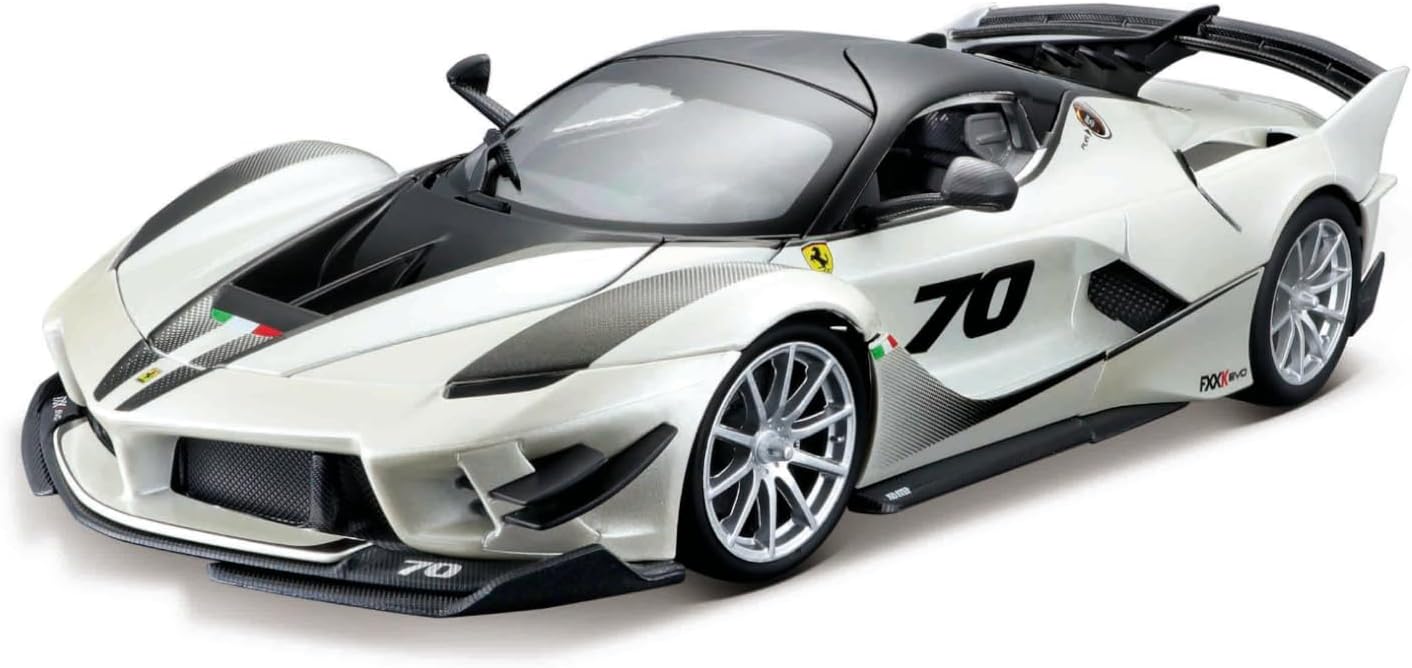 Bburago 1:18 Scale Die-Cast Car, Ferrari F12Berlinetta, Multi-Colour, Interactive Design, Detailed Features, Boys