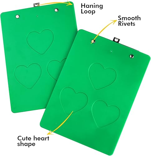 Miniatura 5 de TFDLCG zm - Portapapeles pequeños, paquete de 2 unidades, tamaño A5 (6 x 9 pulgadas), portapapeles de portabilidad duradero, tablones de plástico